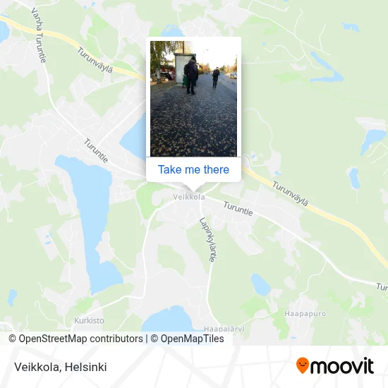 Veikkola map