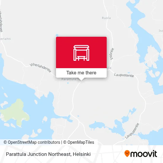 Parattula Junction Northeast map