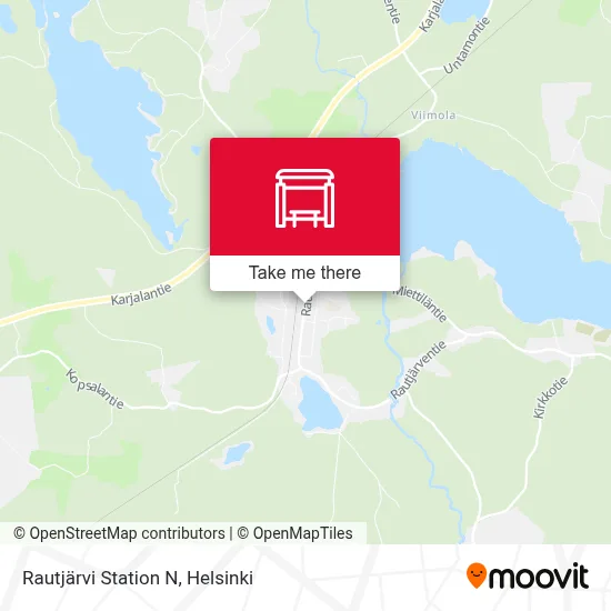 Rautjärvi Station N map