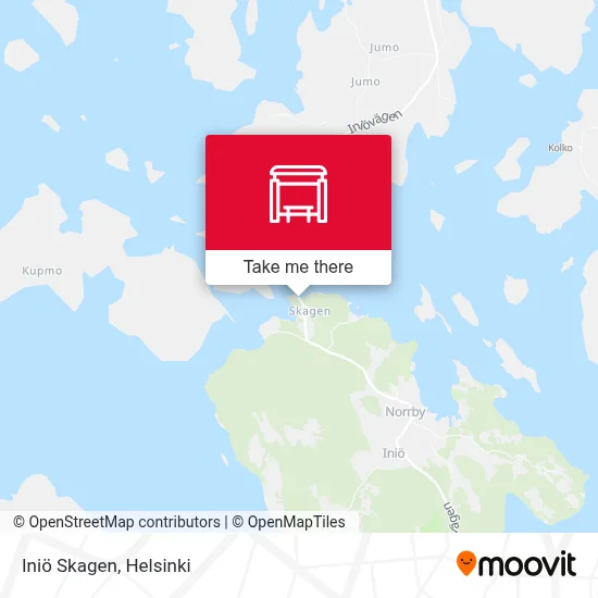 Iniö Skagen map