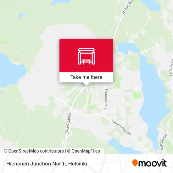 Hienonen Junction North map