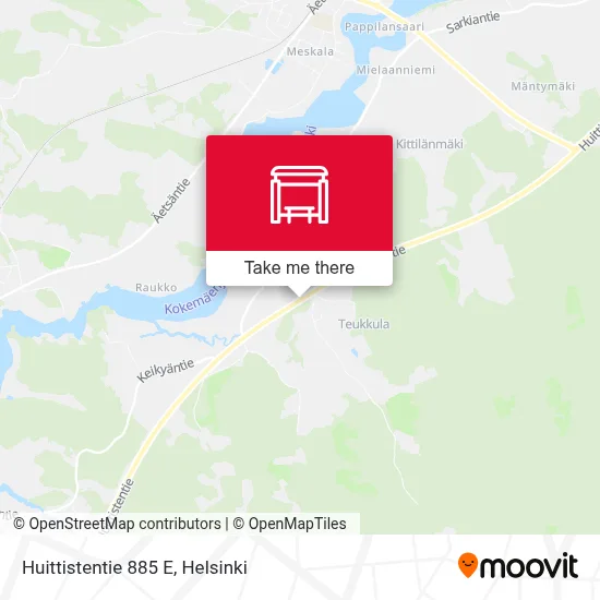 Huittistentie 885 E map