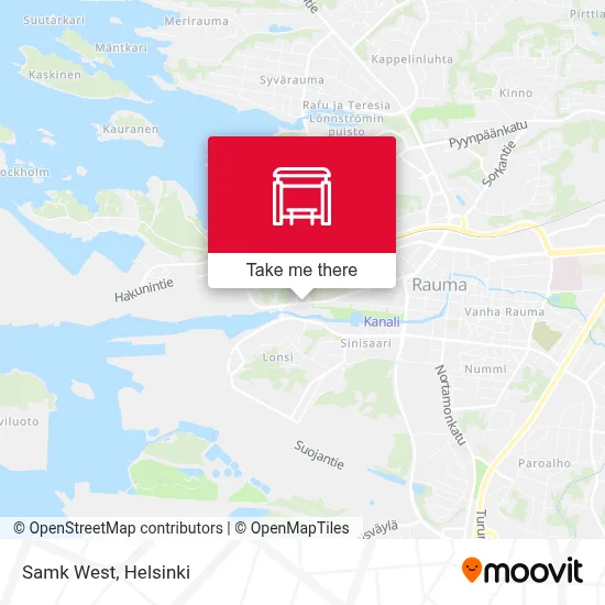 Samk West map