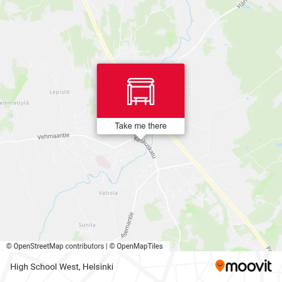 High School West map