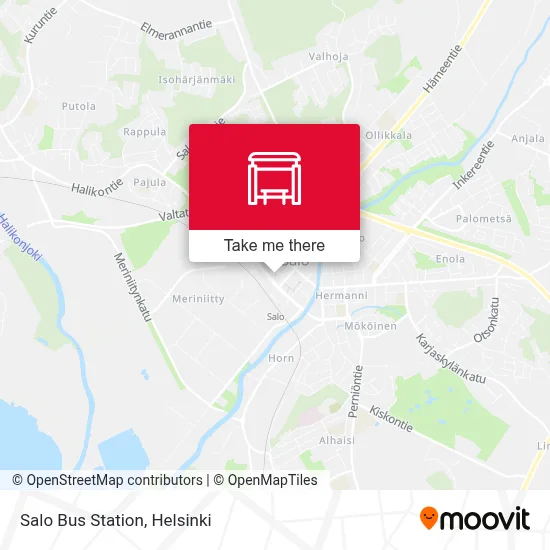 Salo Bus Station map