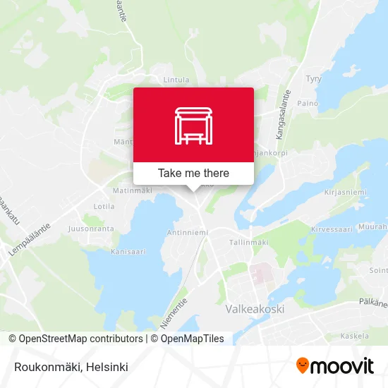 Roukonmäki map