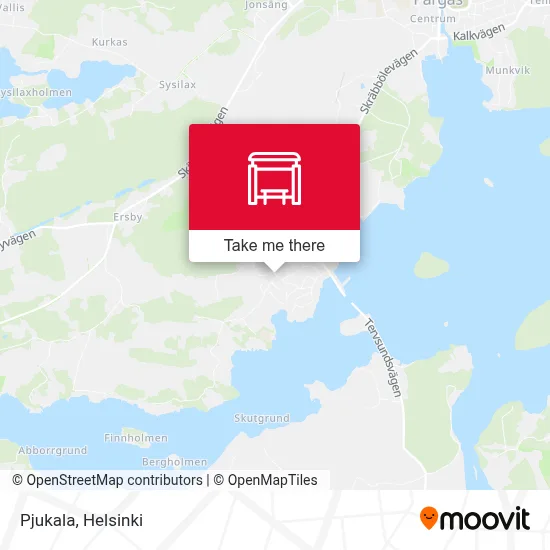 Pjukala map