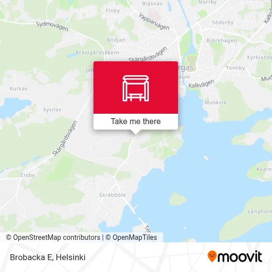 Brobacka E map