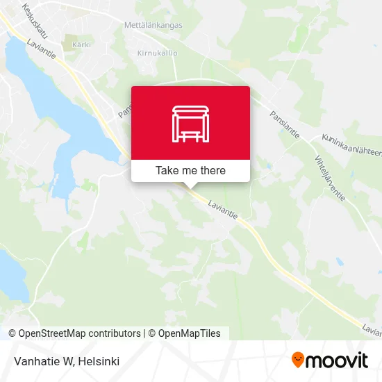 Vanhatie W map