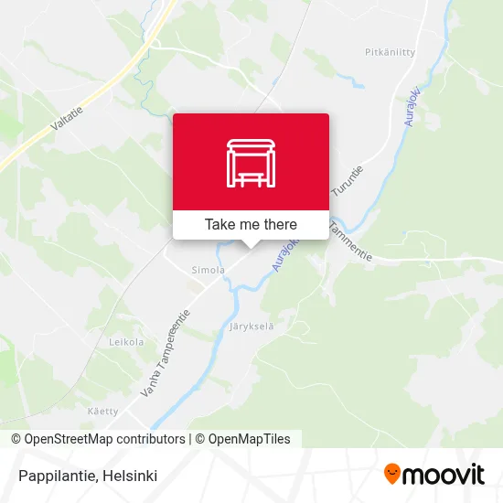 Pappilantie map