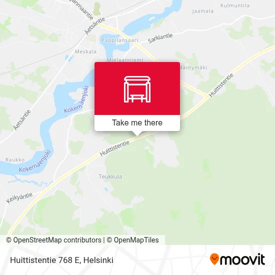 Huittistentie 768 E map