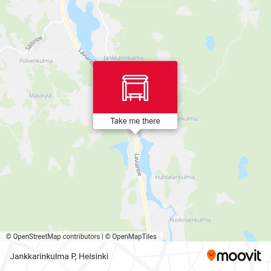 Jankkarinkulma P map