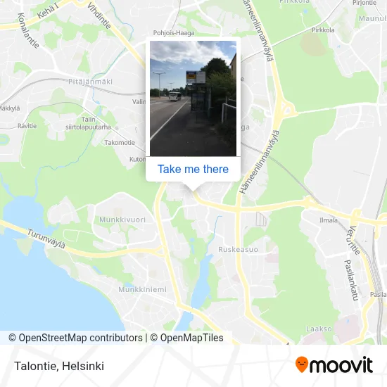 Talontie map