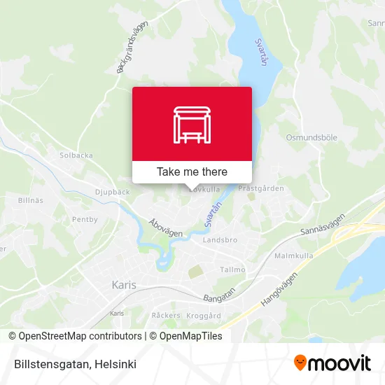 Billstensgatan map