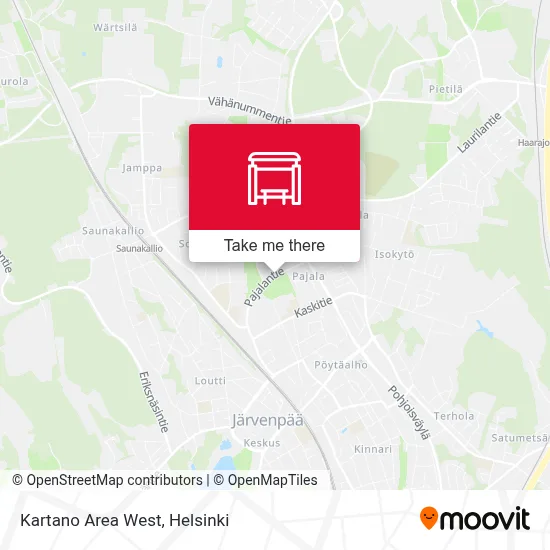 Kartano Area West map