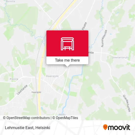 Lehmustie East map
