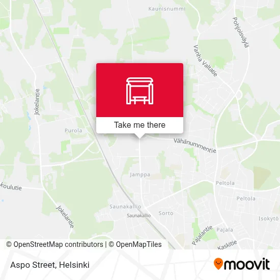 Aspo Street map