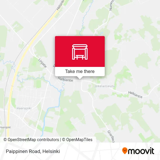 Paippinen Road map