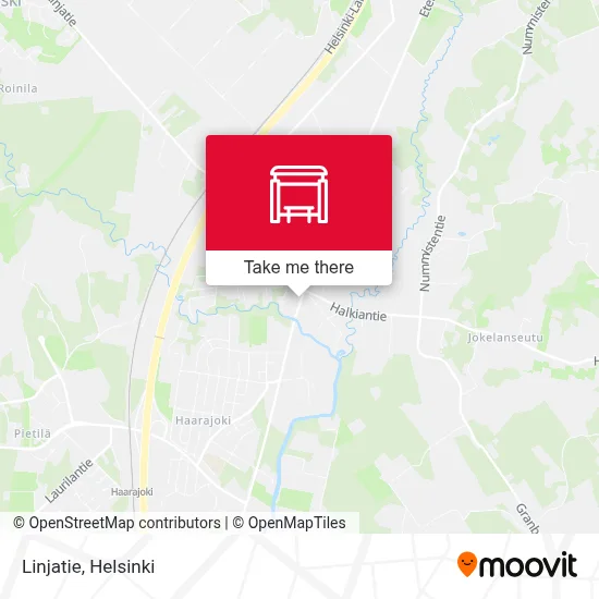 Linjatie map