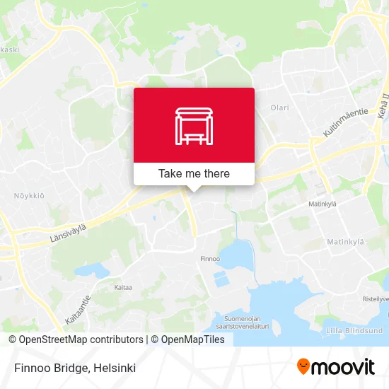 Finnoo Bridge map