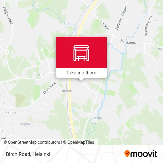 Birch Road map