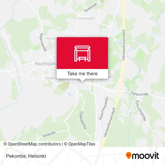 Pekontie map