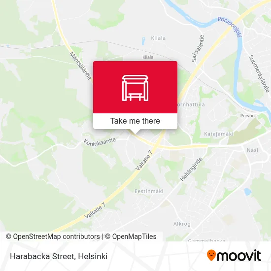 Harabacka Street map