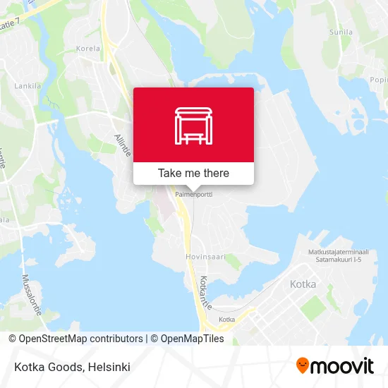 Kotka Goods map