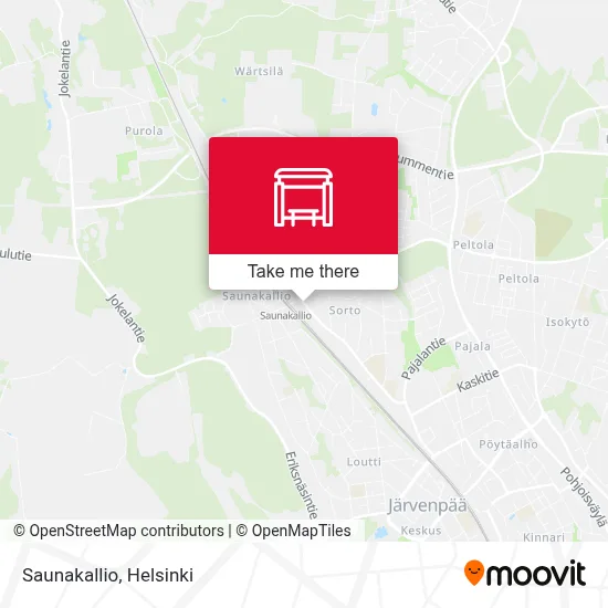 Saunakallio map