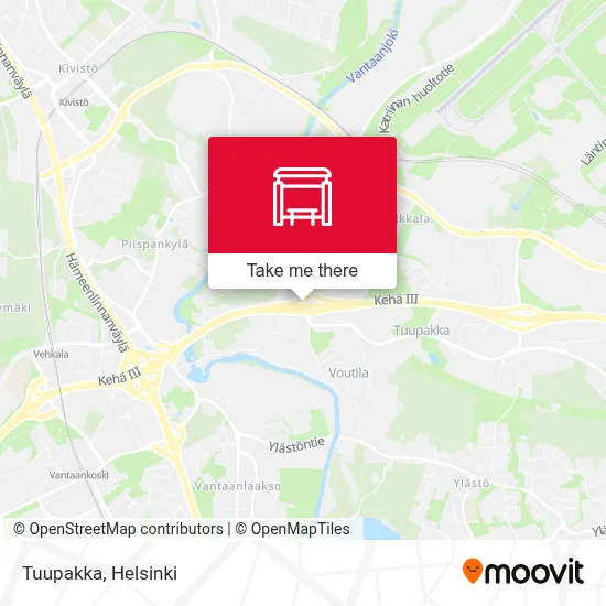 Tuupakka map