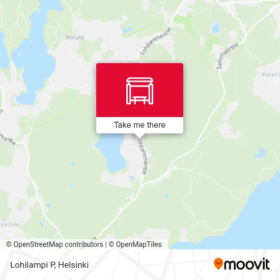 Lohilampi P map