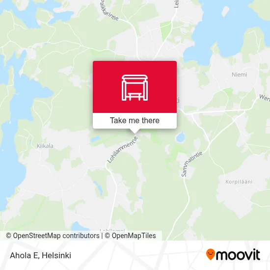 Ahola E map