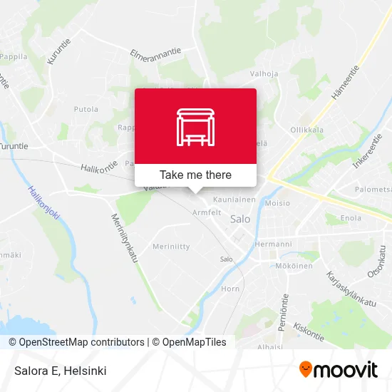 Salora E map