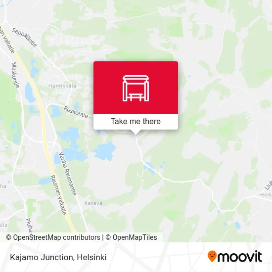 Kajamo Junction map
