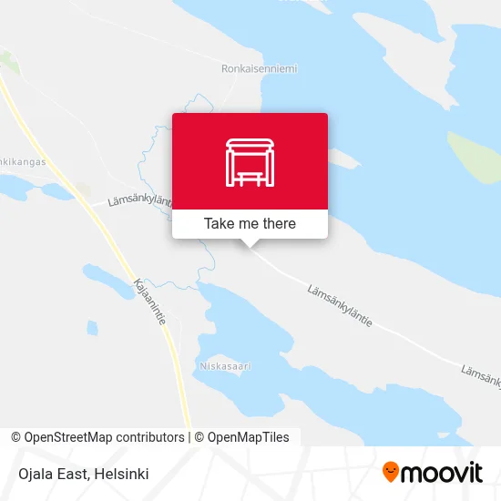 Ojala East map