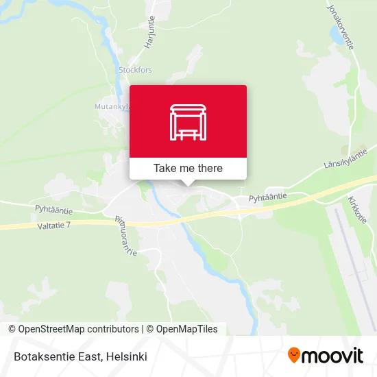 Botaksentie East map