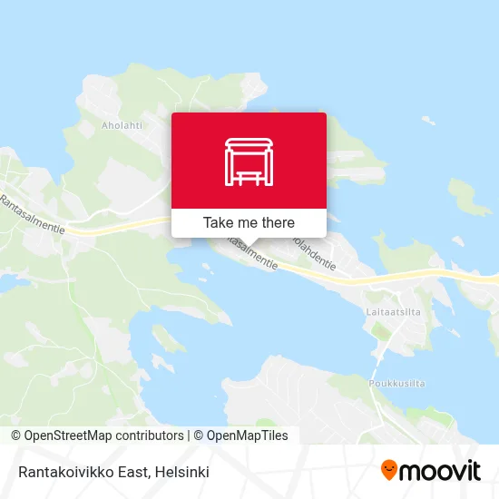 Rantakoivikko East map