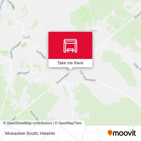 Mobacken South map