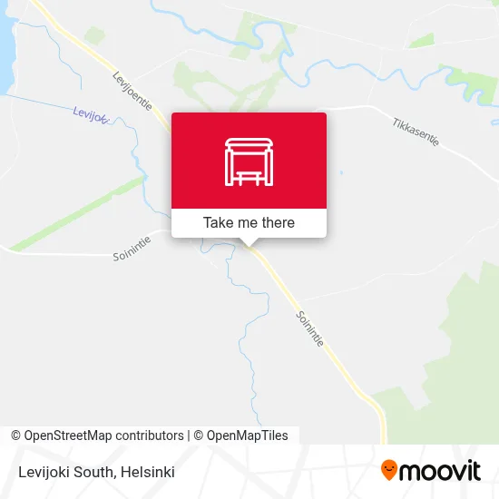 Levijoki South map
