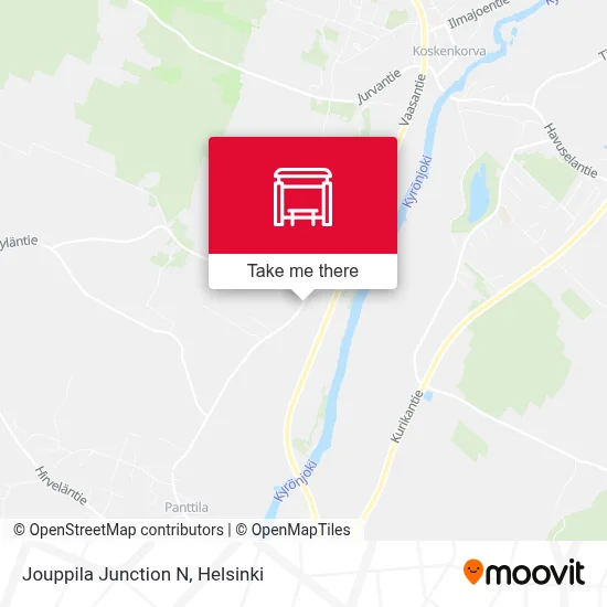 Jouppila Junction N map