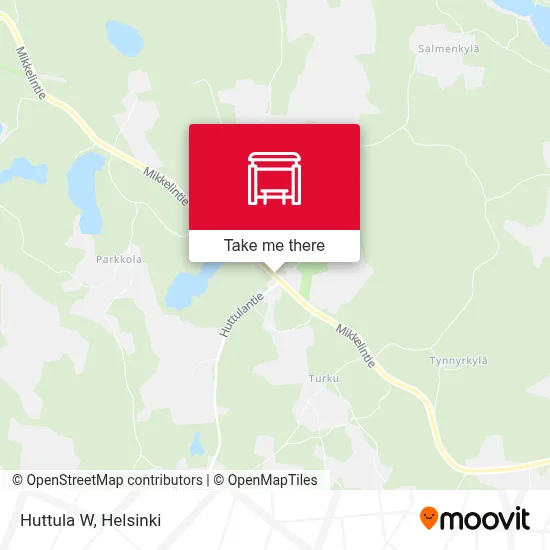 Huttula W map