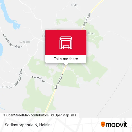 Sotilastorpantie N map