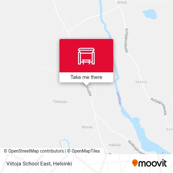 Viitoja School East map