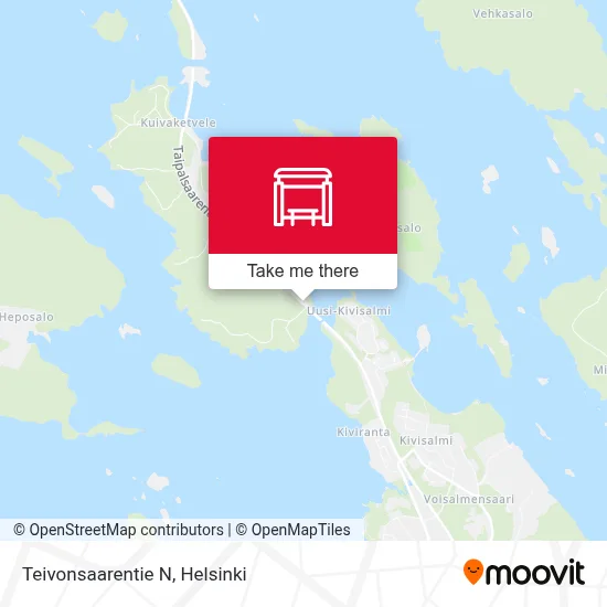 Teivonsaarentie N map