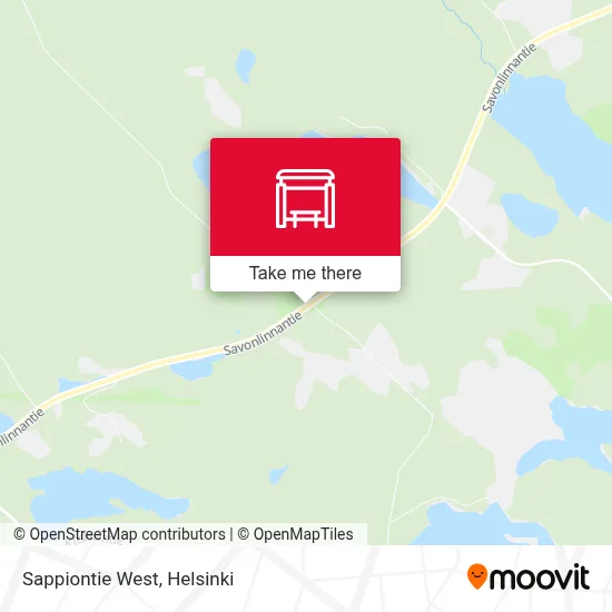 Sappiontie West map