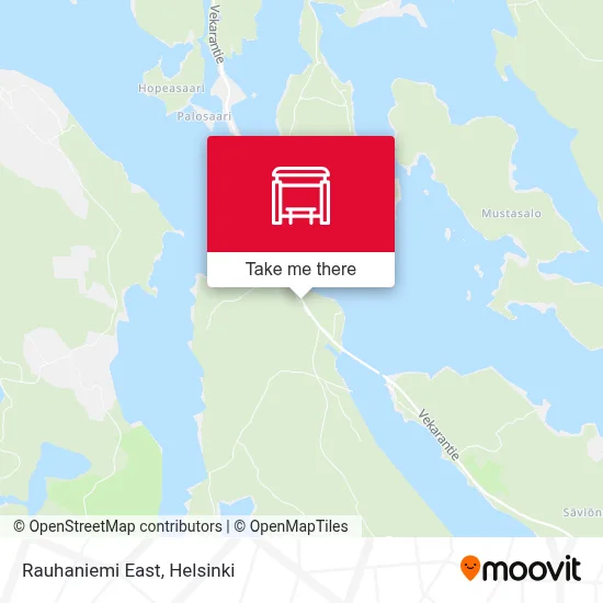 Rauhaniemi East map