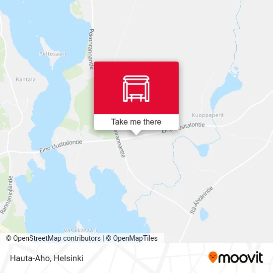 Hauta-Aho map