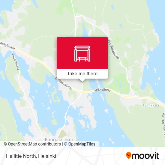 Hallitie North map