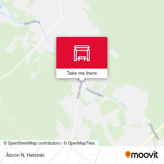 Åbron N map