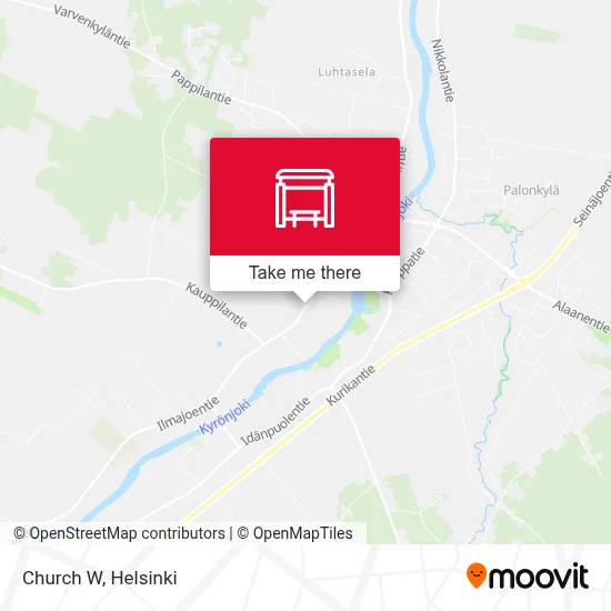 Church W map